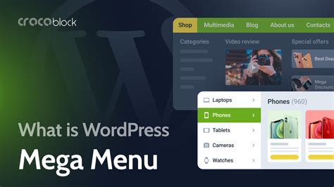 crocoblock menu|How to build mega menu in WordPress .
